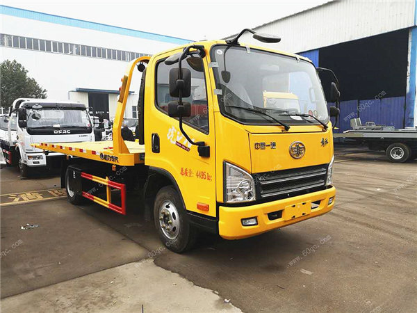 解放虎VN藍(lán)牌一拖二清障車 解放虎VN藍(lán)牌一拖二清障車