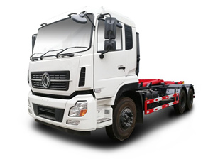 東風天龍后雙橋16方鉤臂式垃圾車