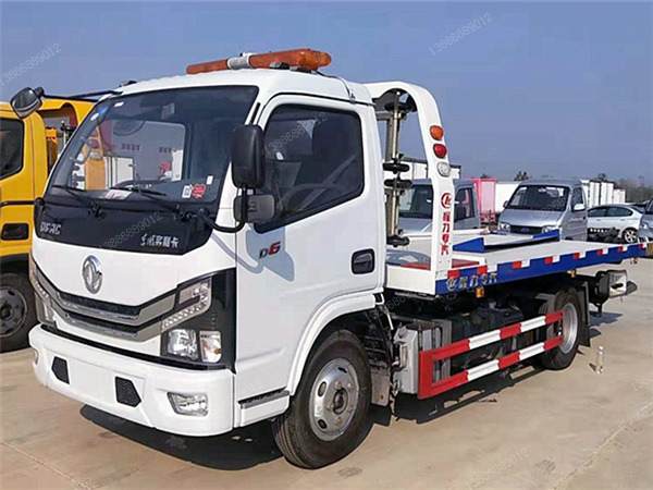 東風(fēng)多利卡D6一拖二藍(lán)牌清障車